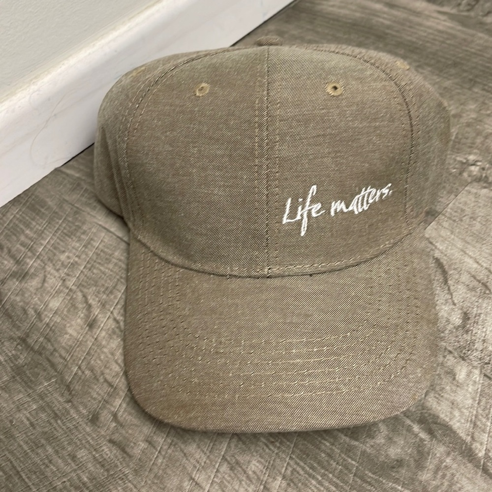 Life Matters baseball hat Velcro adjustable